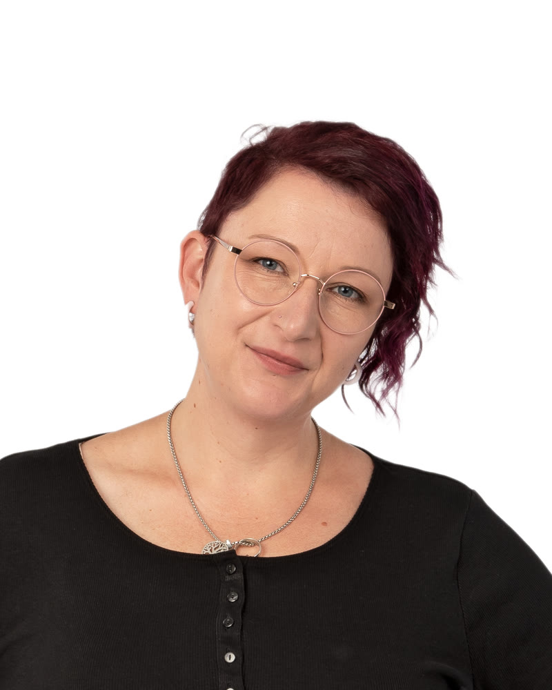 Porträt von Bianka Pfeifer, Augenoptikerin